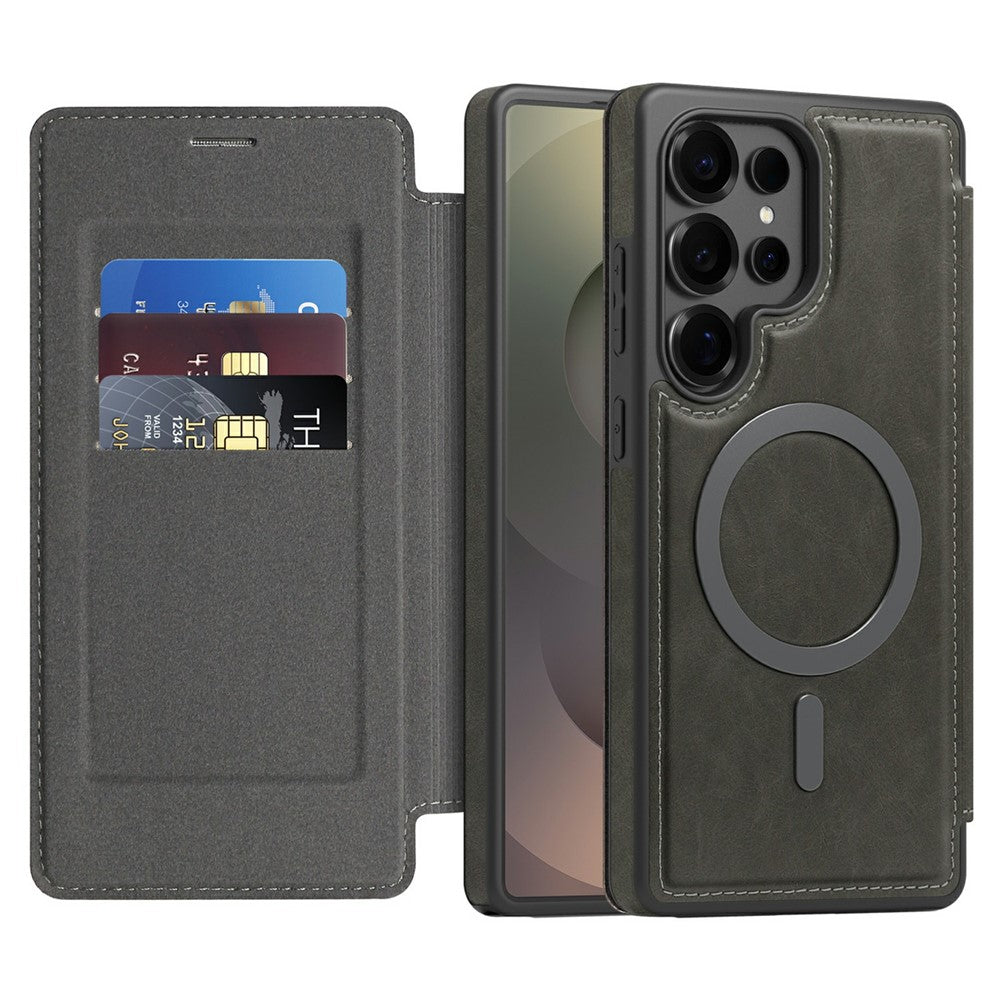 Funda de Cuero para Samsung Galaxy S25 Ultra