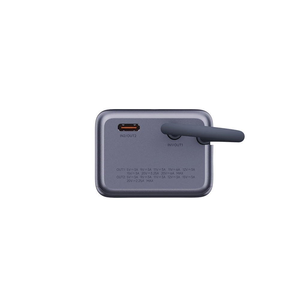 Banco De Batería Xiaomi 165w 10000mah (Con cable incluido) (gris)