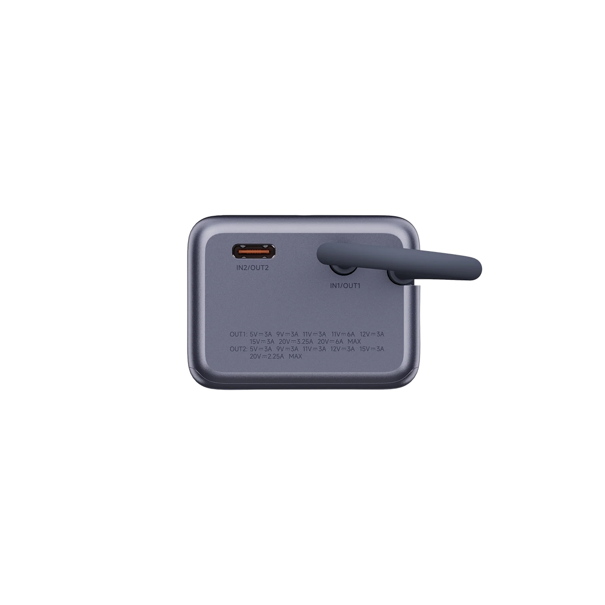 Banco De Batería Xiaomi 165w 10000mah (Con cable incluido) (gris)
