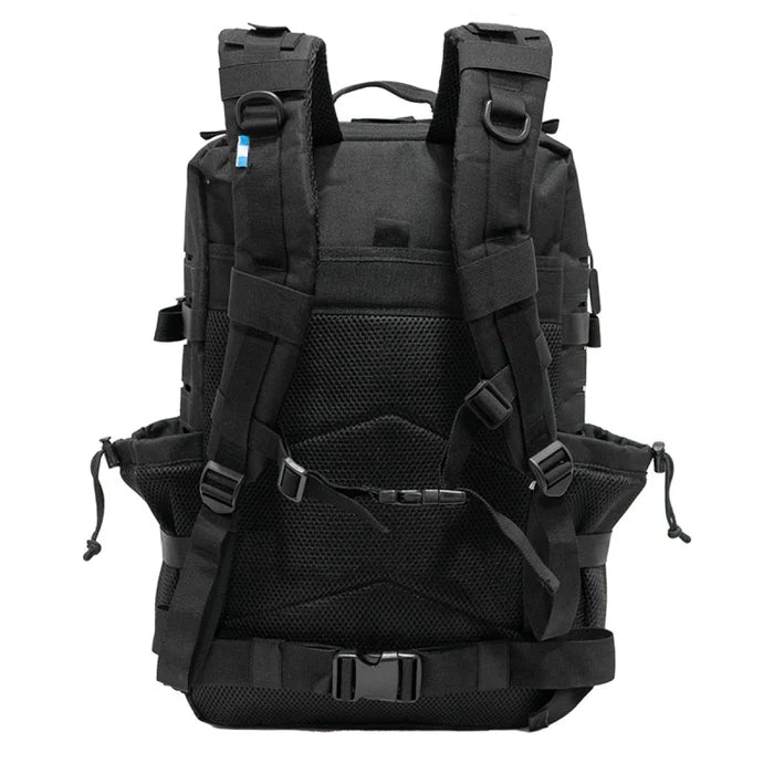 MOCHILA ROCA NEGRO ROJO