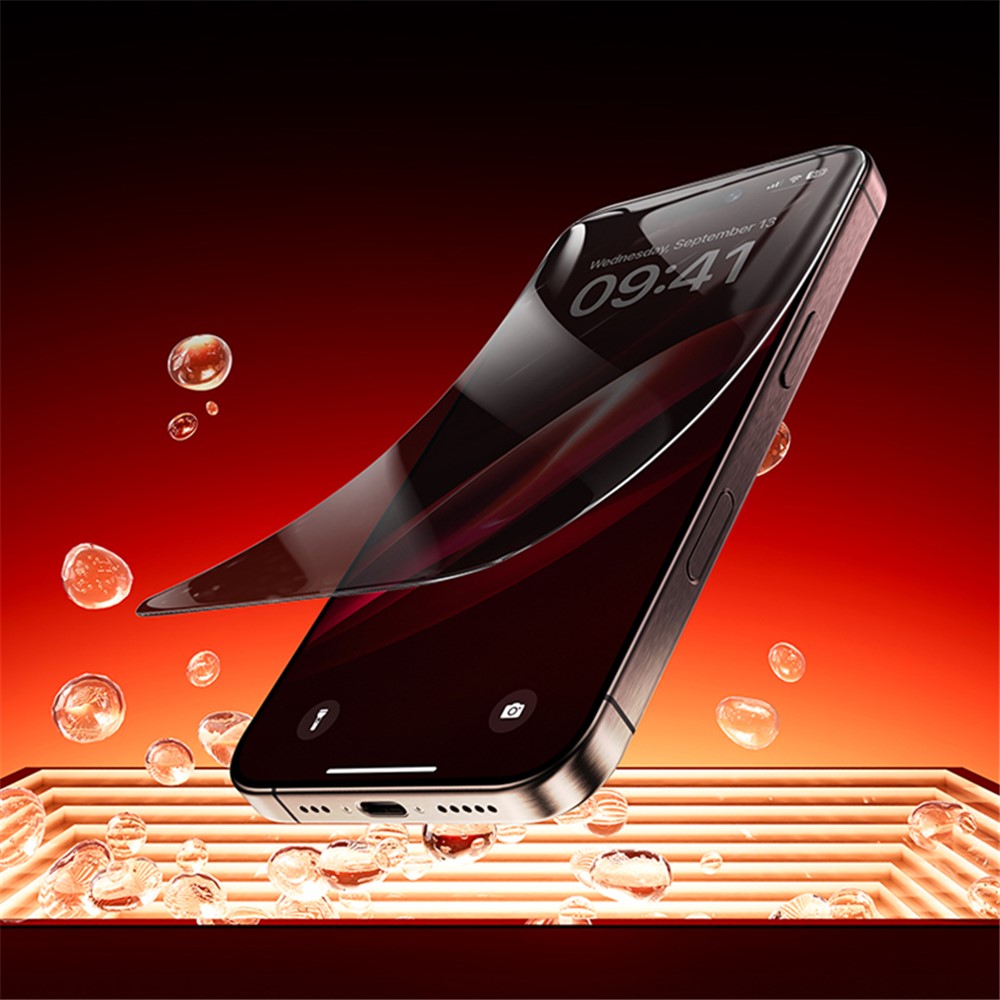 BENKS GlassWarrior 3D Anti-Spy Screen Protector para iPhone 17 Pro / 17 Pro Max