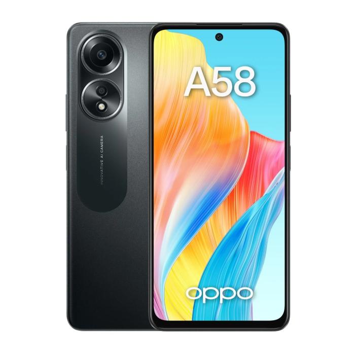 A58 8GB RAM + 256GB Almacenamiento, Negro - Dual SIM Liberado