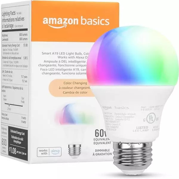 BOMBILLA INTELIGENTE LED RGB 60W