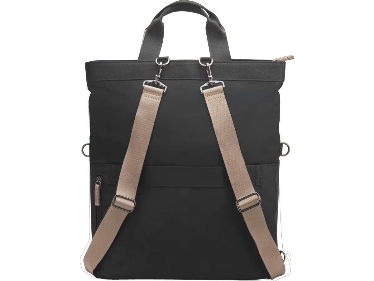 MOCHILA CONVERTIBLE LAPTOP BACKPACK TOTE NEGRA