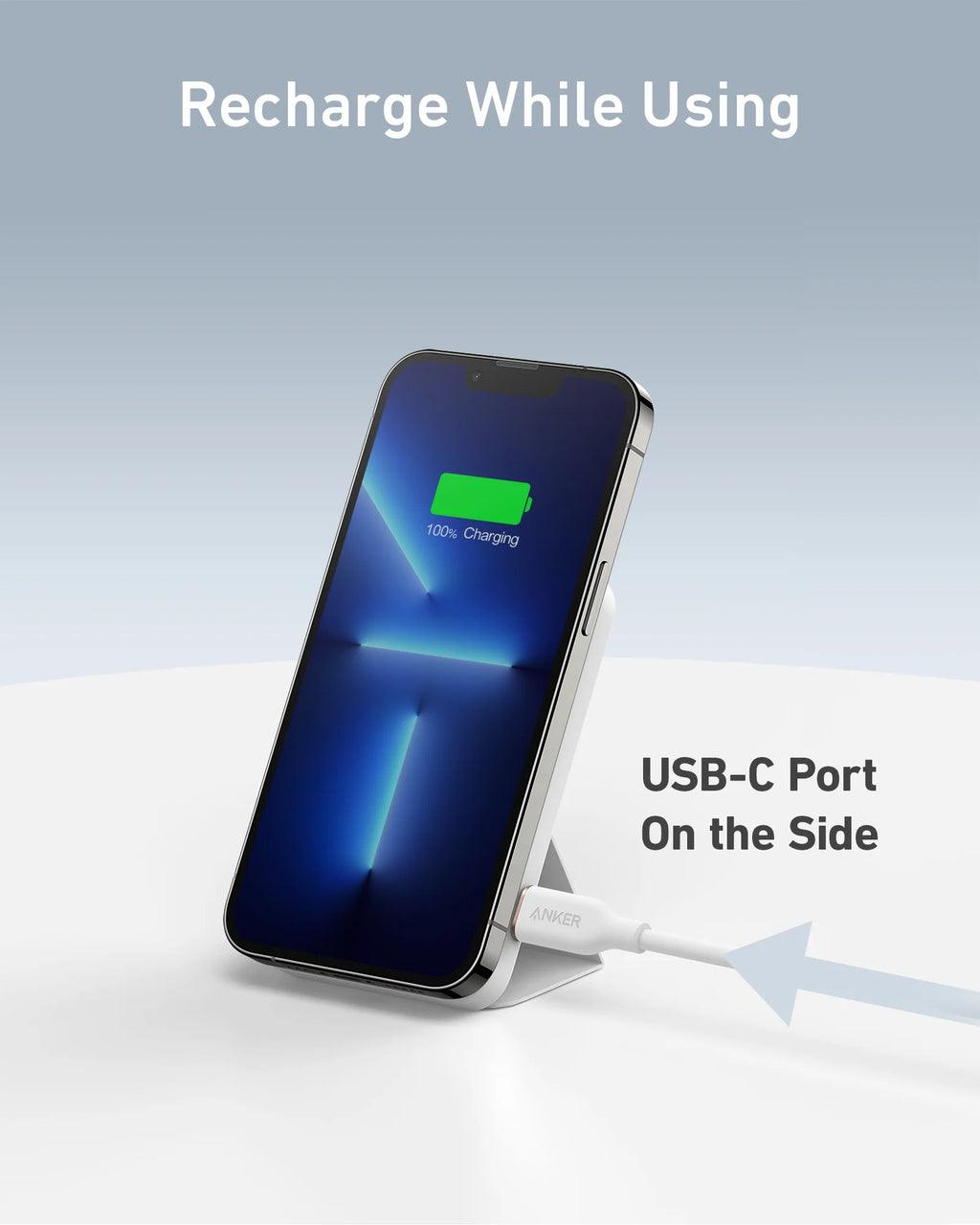 Anker 622 Magnetic Battery (MagGo) 5,000mAh White.