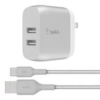 CARGADOR DUAL USB-A 24W