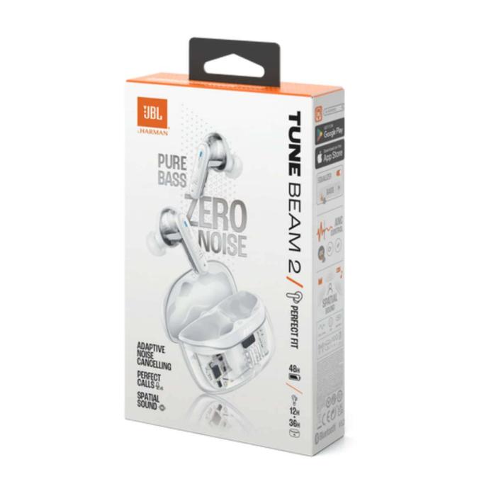 AURICULARES BEAM 2 BLANCO TRANSPARENTE