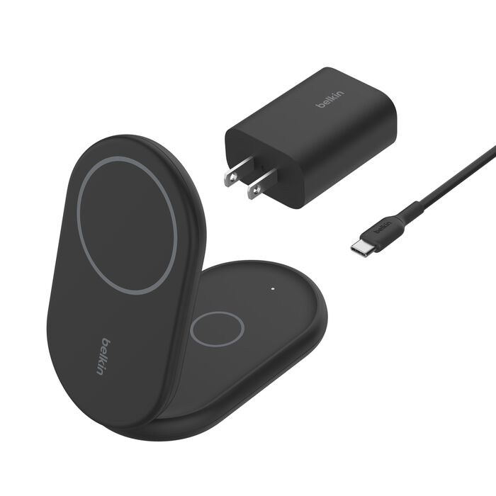 CARGADOR INALAMBRICO PLEGABLE MAGNETICO 2 EN 1 CON Qi2 15W