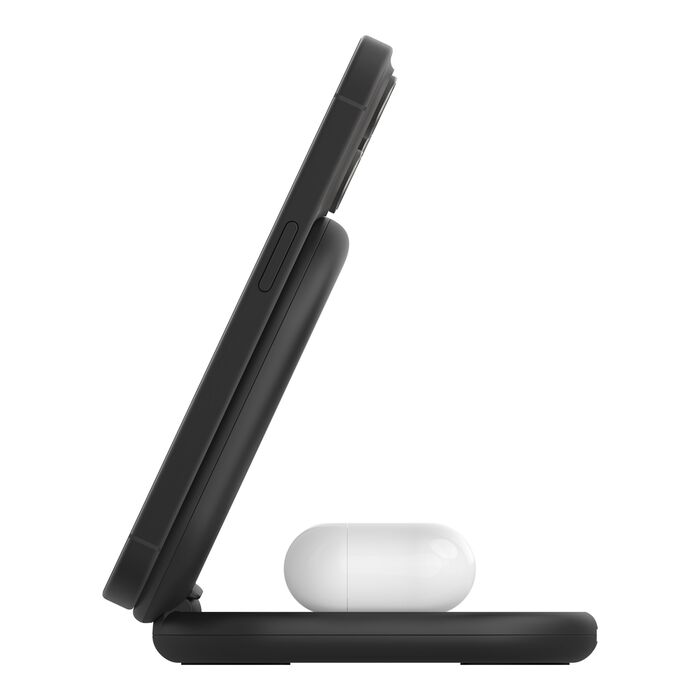 CARGADOR INALAMBRICO PLEGABLE MAGNETICO 2 EN 1 CON Qi2 15W