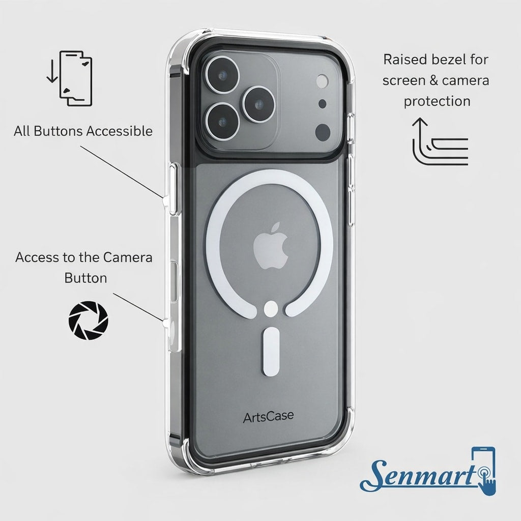 Case Transparente con MagSafe – iPhone 17 Pro Max